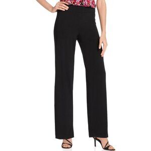 NY Collection Womens Petites Wide Leg Pull On Pants Size PS